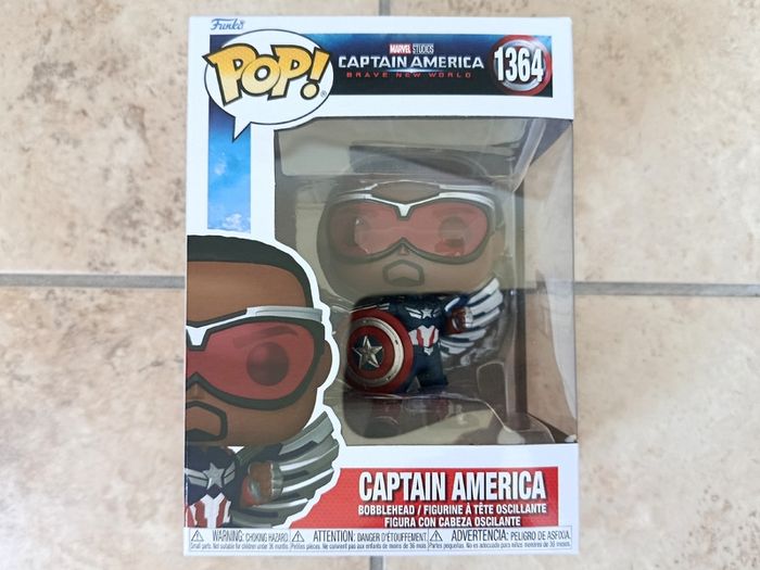 Funko Pop Marvel Captain America - Brave New World # 1364 Vinyl Figure Toy New