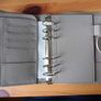Moterm Rings Planner, Pebbled Grey Leather Image 4