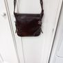 DKNY Brown Leather Crossbody Bag Image 7