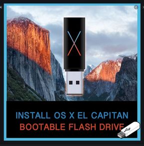Mac Os x El Capitan recovery, restore & repair USB flash drive