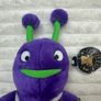 Nuzzlers Plush Purple Benny Dirty Vintage Please see pictures Image 3