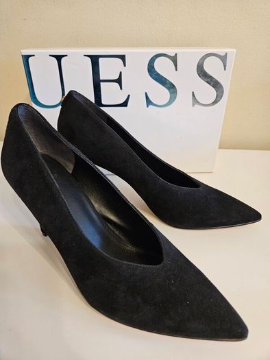 GUESS suede high heel court shoes size 6.5 UK new & boxed bank holiday sale