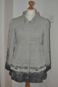 CREAM of Denmark embroidered boho spring coat size EUR 38 or UK 10
