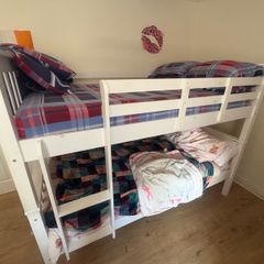 Small Double bunk beds with mattresses