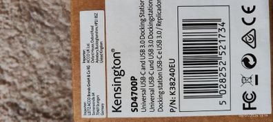 Kensington docking station new