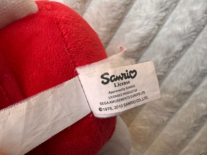 Hello Kitty Cheerleader Plush Soft Sanrio Sega Prize Europe approx. 23 cm. Used Please see photos