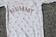 Next baby girl sleepsuit