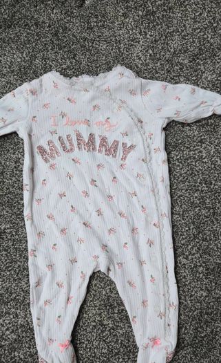Next baby girl sleepsuit