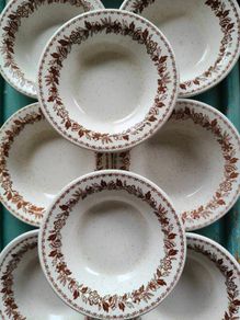 6 x Vintage Dudson Bowls