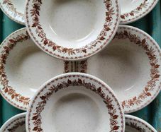 6 x Vintage Dudson Bowls