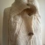 Rose D Italy Handknit Woolblend Cape/Poncho Size Uk10-12 W Image 3