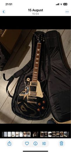 epiphone les paul standard electric guitar