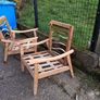 Mid Century Danish  Armchairs Frames Image 2