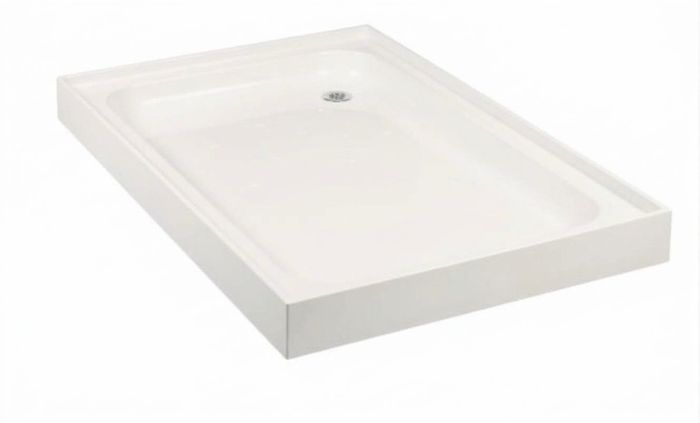 Clearance Shower Trays JT Ultracast 1000 x 900mm 4Upstand AntiSlip Tray McAlpine Waste