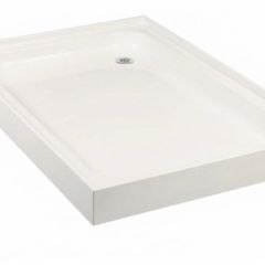 Clearance Shower Trays JT Ultracast 1000 x 900mm 4Upstand AntiSlip Tray McAlpine Waste