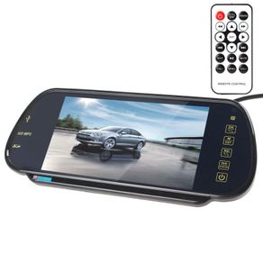 Reverse Parking System 7 inch TFT LCD Screen Car Monitor Rearview Backup Mirror with Night Vision Rearview Camera Truck Van Camper