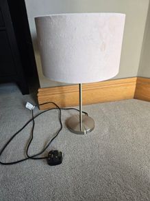 Pink table lamp