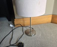 Pink table lamp