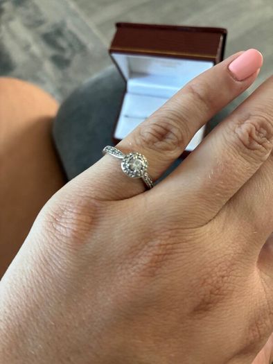 Engagement and wedding rings