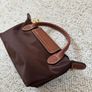 Longchamp le Pliage mini / strap / brown/ new Image 2