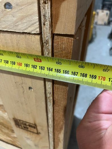 wooden shipping crate + optional storage