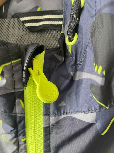 Joules shark print waterproof raincoat packable