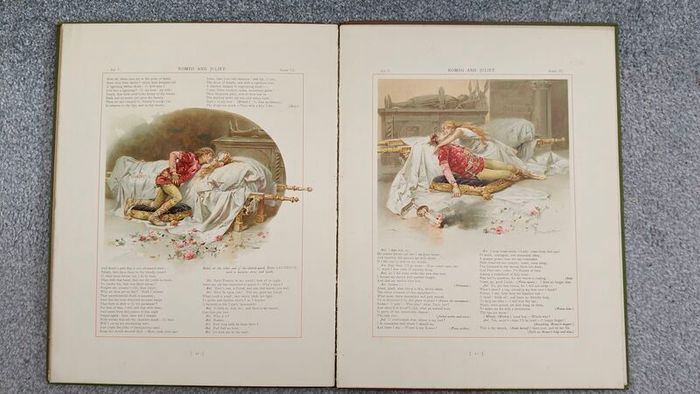 Romeo and Juliet by  William Shakespeare Raphael Tuckand Sons