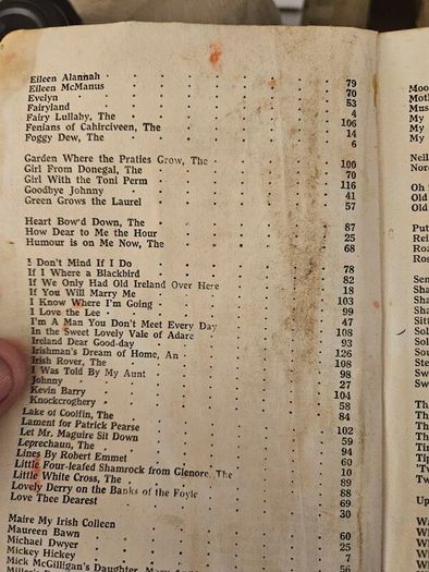 Waltons 132 Best Irish Songs And Ballads  1948. Paperback In Only Fair Condition.  See Photos For Same.