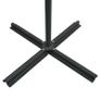Cantilever Umbrella with LED lights and Steel Pole 250x250 cm Azure Blue Image 2