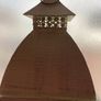 Lantern off-white metal frame Image 3