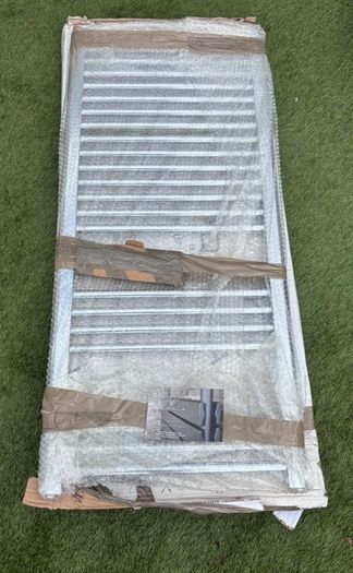 2 x Aqualla Luca Chrome Heated Towel Radiators - as new (please read ad for details).