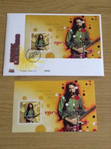 Rory Gallagher First day Cover, sheetlet