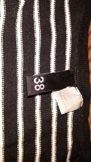 Black and white stripe cardigan
