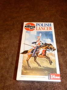 Airfix Polish Lancer 54mm Model Kit Series 2 Unopened