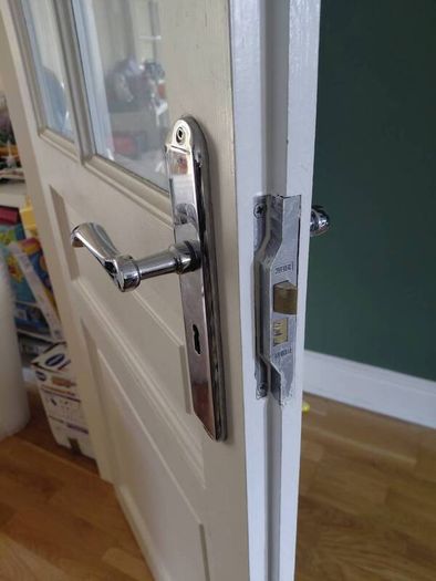 Internal French doors with windows