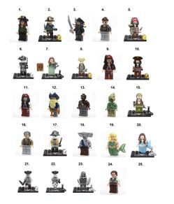 Pirates of the Caribbean Minifigures