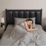 Single Bed Frame with Upholstered Headboard, 3ft Image 5