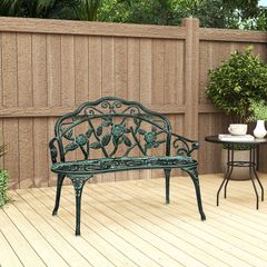 Garden Bench Cast Aluminium (LIMITED STOCK)