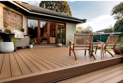 AlphaDeck - Composite Decking -Teak