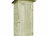 Garden Storage Shed Impregnated Pinewood 100x100x210 cm