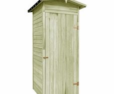 Garden Storage Shed Impregnated Pinewood 100x100x210 cm