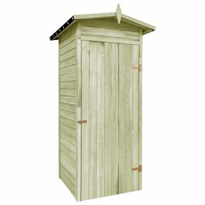 Garden Storage Shed Impregnated Pinewood 100x100x210 cm