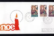 1972 Ireland Christmas Commemorative Stamps Commemorative Stamps Illustrated The Irish Times Addressed First Day Cover (FDC)