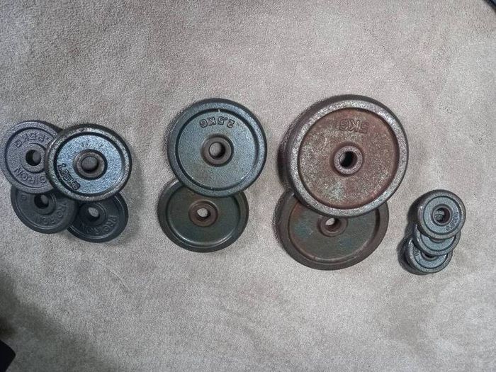 Set of weight plates