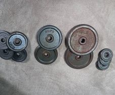 Set of weight plates