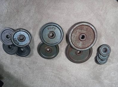 Set of weight plates