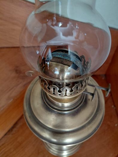 vintage large Duplex Oil lamp works