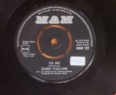 Gilbert O'Sullivan - A Woman's Place 7" Single