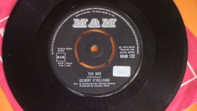 Gilbert O'Sullivan - A Woman's Place 7" Single