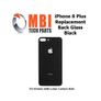 iPhone 8 Plus Replacement Back Glass Door Cover with Adhesive Black Image 2